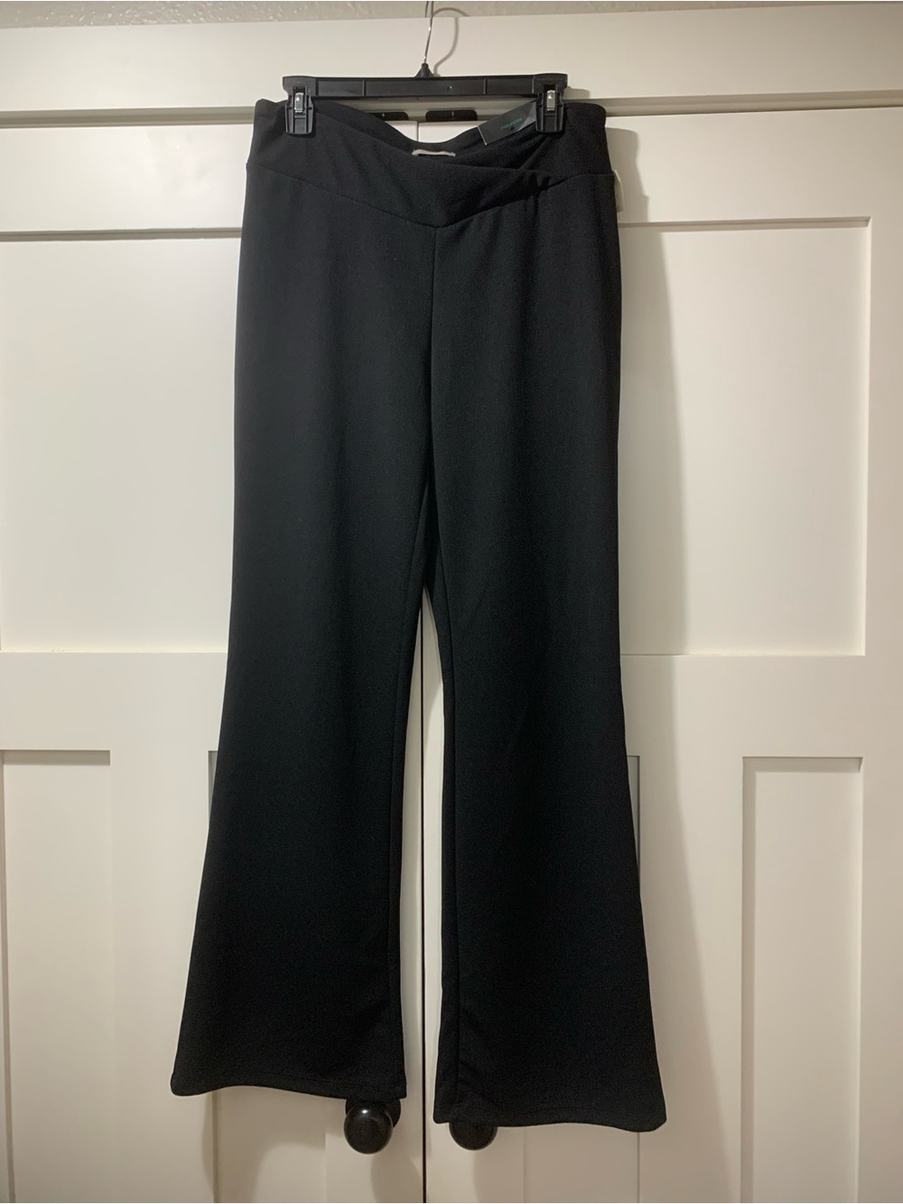 Maurices Black Boot-Cut Flare Pants